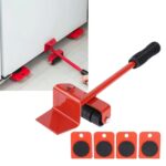 5-Piece Furniture Moving Tools Set with Lifter and Sliders