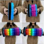 Outdoor Portable Rainbow Folding Chair